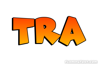 Tra Logo - Tra Logo. Free Name Design Tool from Flaming Text