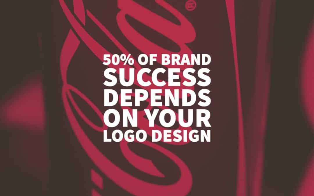Depends Logo - 50% Of Brand Success Depends On Your Logo Design
