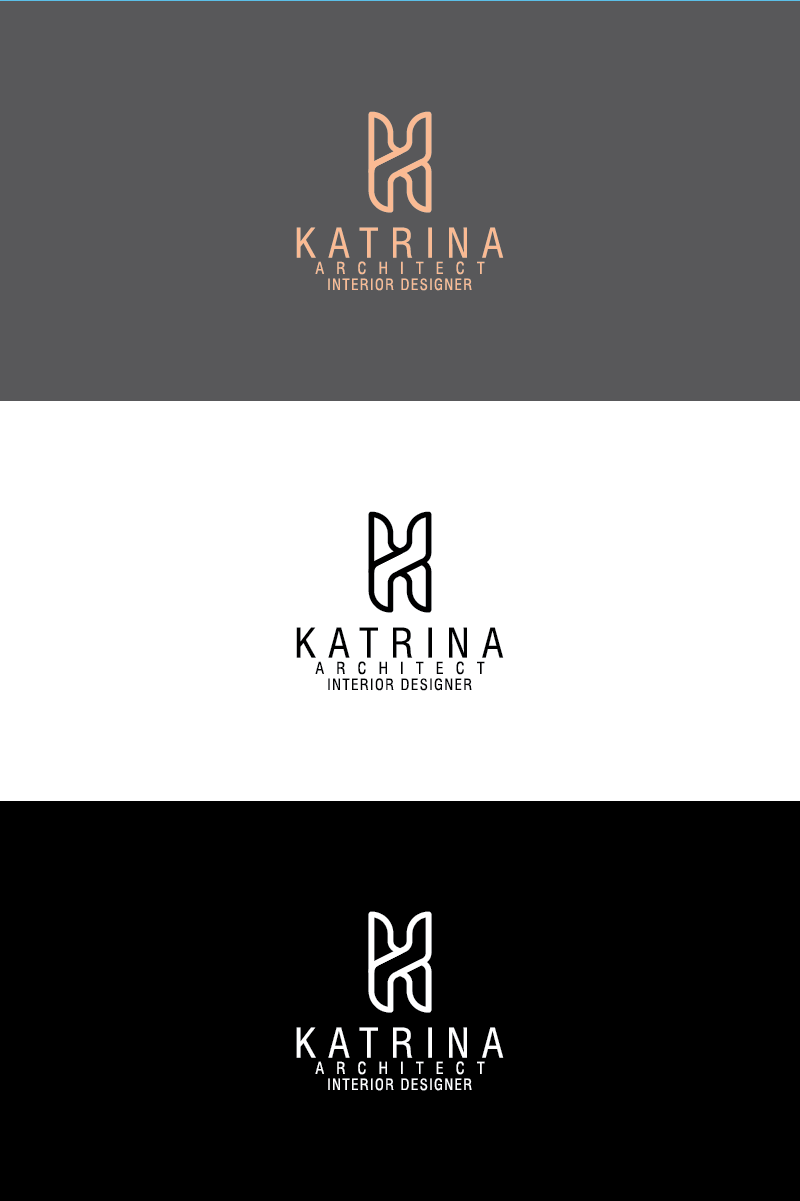Depends Logo - Traditional, Masculine, Architecture Logo Design for K.Studio
