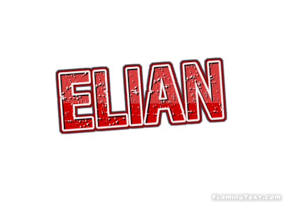 Elian Logo - Elian Logo | Free Name Design Tool from Flaming Text