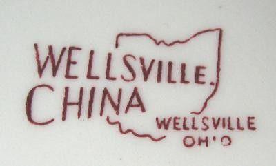 Wellsville Logo - Wellsville Large Luckenbach Line Soup Plate Large Logo