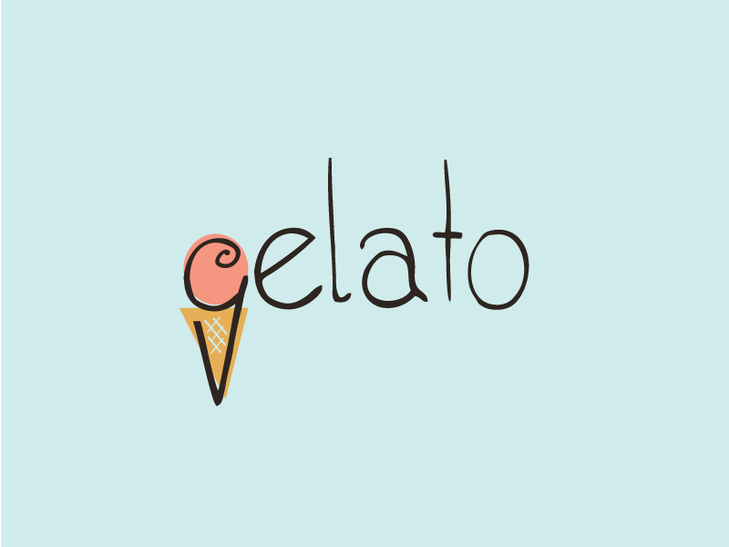 Gelato Logo - Gelato Logo by Michele McCammon | Dribbble | Dribbble