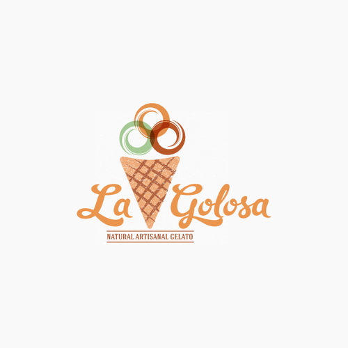 Gelato Logo - Create a capturing modern gelato logo for La Golosa. Logo design