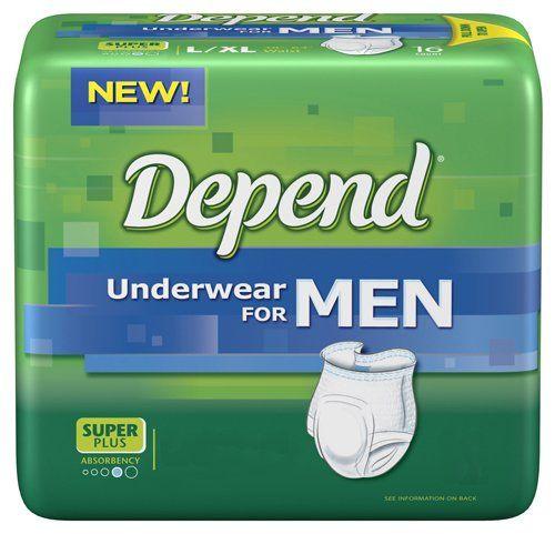 Depends Logo - Amazon.com: DEPEND UNDERWEAR FOR MEN SUPER ABS SM/MD 34