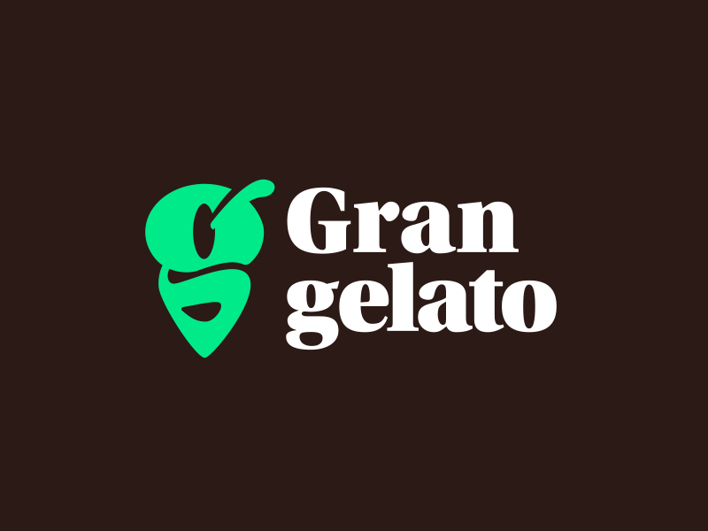 Gelato Logo - Gran Gelato logo v1 by MRZ Design | Dribbble | Dribbble