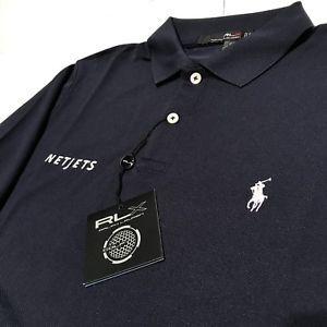 NetJets Logo - Mens NWT RLX RALPH LAUREN Polo Shirt Medium NAVY BLUE w/ NETJETS ...