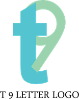 T9 Logo - T9 Letter Logo Vector (.AI) Free Download