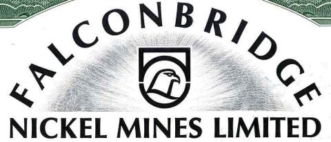 Falconbridge Logo - Falconbridge Nickel Mines Limited