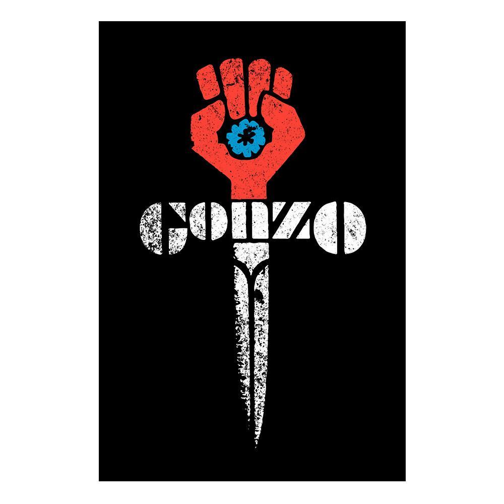 Gonzo Logo - Gonzo Journalism Fist Poster - Liberty Maniacs