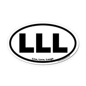 Lll Logo - Lll Car Accessories - CafePress
