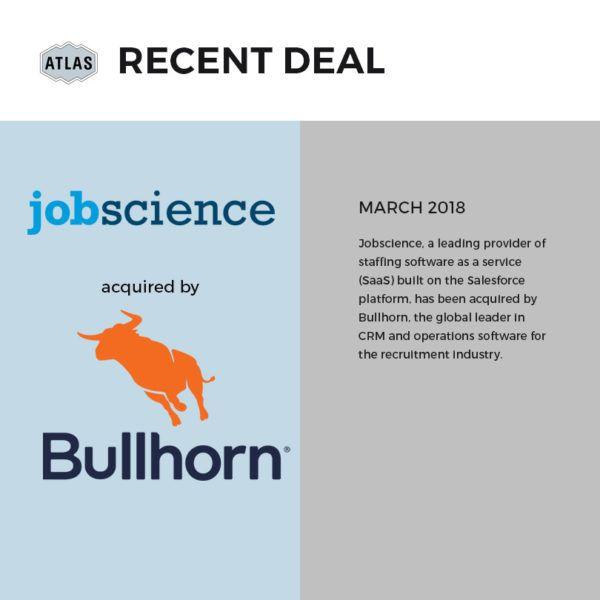 Jobscience Logo - Jobscience Acquired By Bullhorn - Atlas Technology GroupAtlas ...