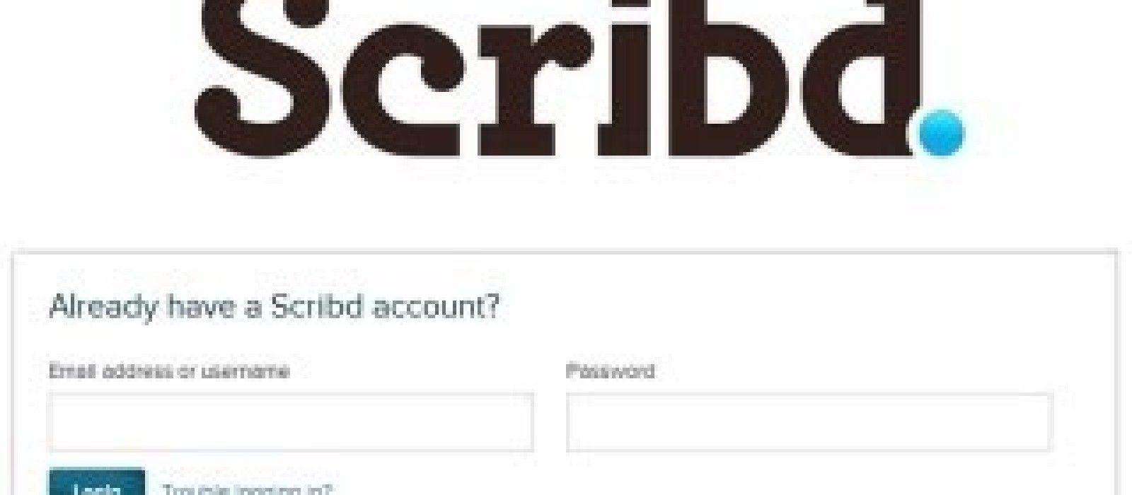 Scribd.com Logo - Secure Scribd.com Login | Digital Publishing | Daniel Eubanks