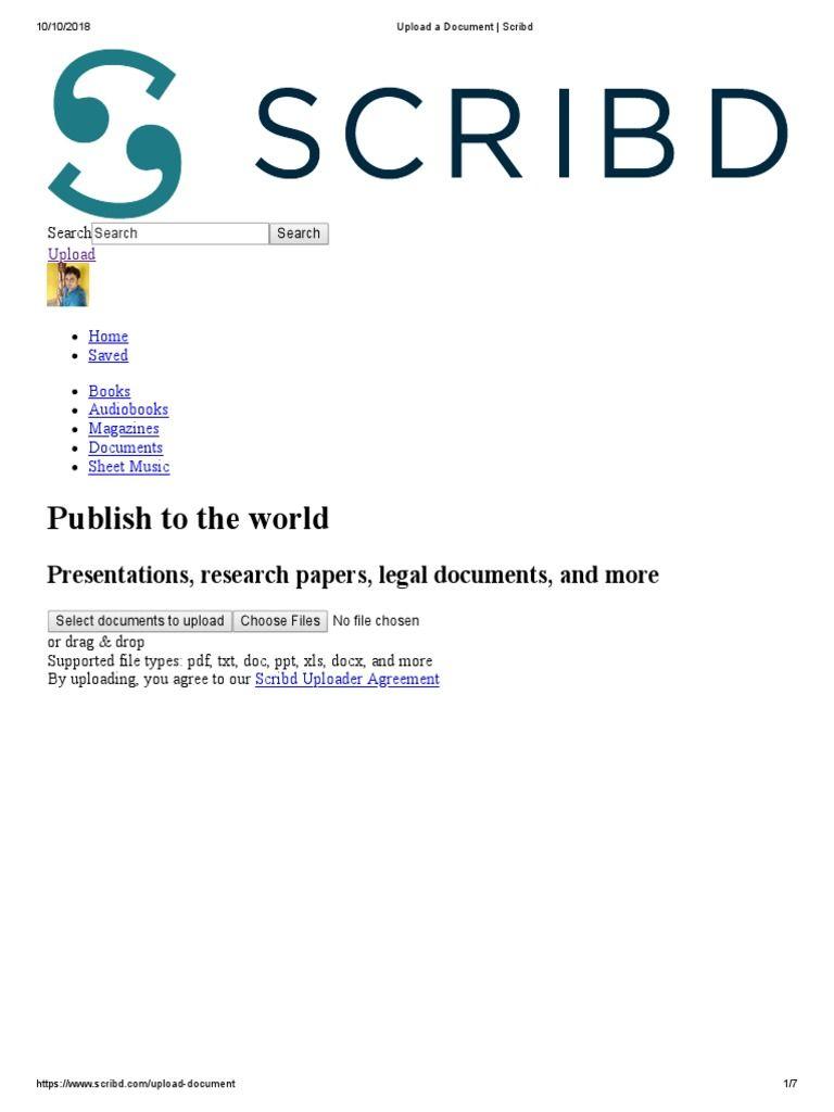 Scribd.com Logo - Upload a Document _ Scribd | Scribd | Cyberspace