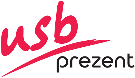 Prezent Logo - Pendrive w kształcie karty kredytowej - CD11 - USB prezent