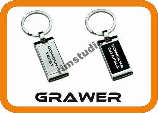 Prezent Logo - BRELOK Z DOWOLNYM GRAWEREM GRAWER PREZENT logo 6834862269 - Allegro ...