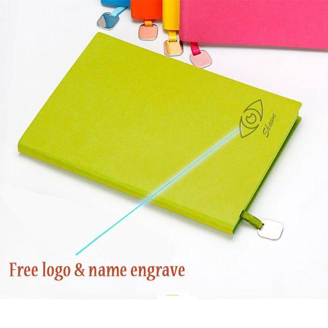 Prezent Logo - Nazwa Logo Dostosowane Skóra A5 Notebook Urzędowy Dziennik ...