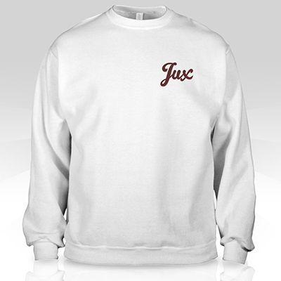 Juxtapoz Logo - Juxtapoz Shop - Juxtapoz Small Script Logo Crewneck Sweatshirt