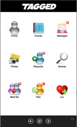 Tagged.com Logo - Tagged.com gets a Windows Phone 7 app