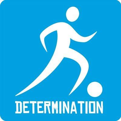 Determination Logo - Bumper Sticker - Soccer - Determination - Sale