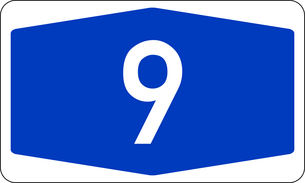A9 Logo - A9 (автомагистраль, Германия)