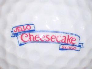 Jello Logo - 1) JELLO CHEESECAKE LOGO GOLF BALL