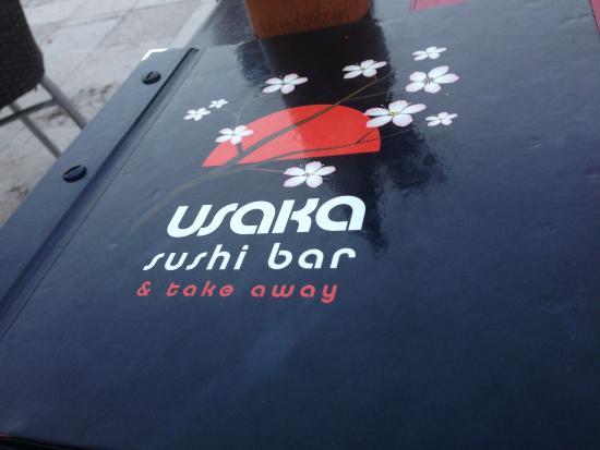 Usaka Logo - The menu - Picture of Usaka Sushi Bar, Sitges - TripAdvisor