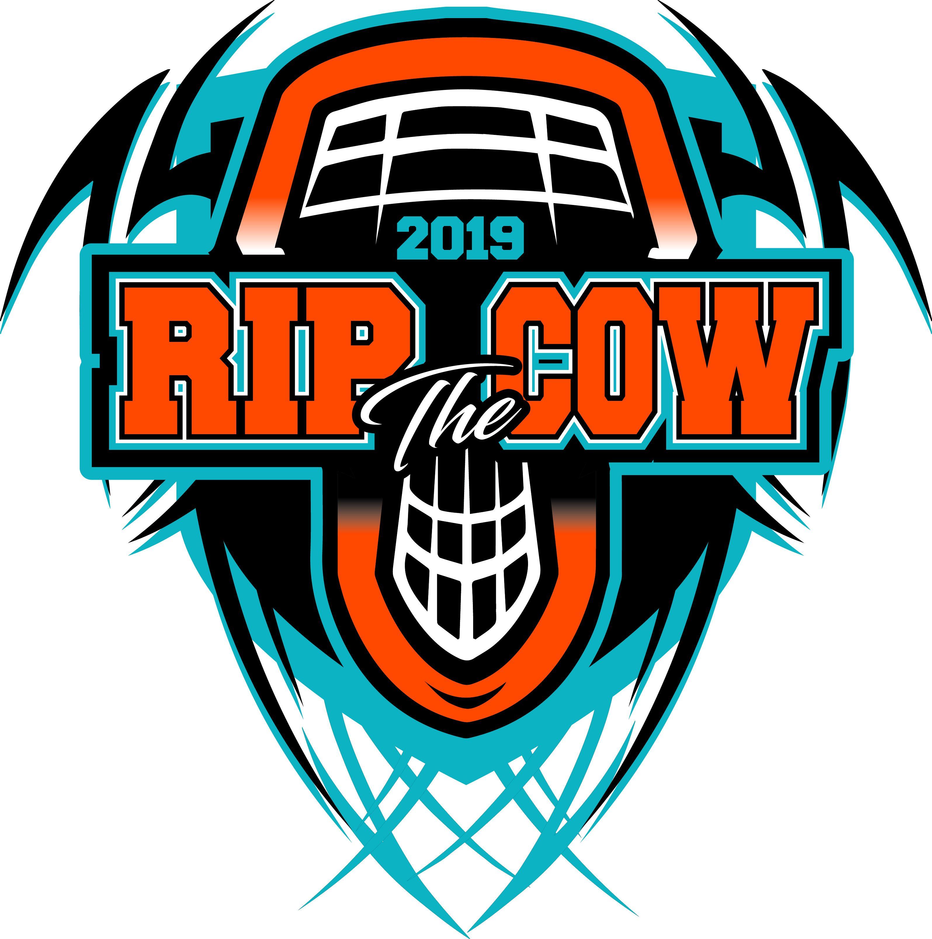 Rip Logo - LACROSSE RIP the COW 2019 T-shirt vector logo design for print ...