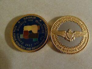 NAVAIR Logo - CHALLENGE COIN US NAVAL AIR SYSTEMS COMMAND NAVAIR TOTAL FORCES