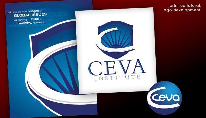 Ceva Logo - CEVA Logo Development | Esrock Client Print Portfolio | Printed ...