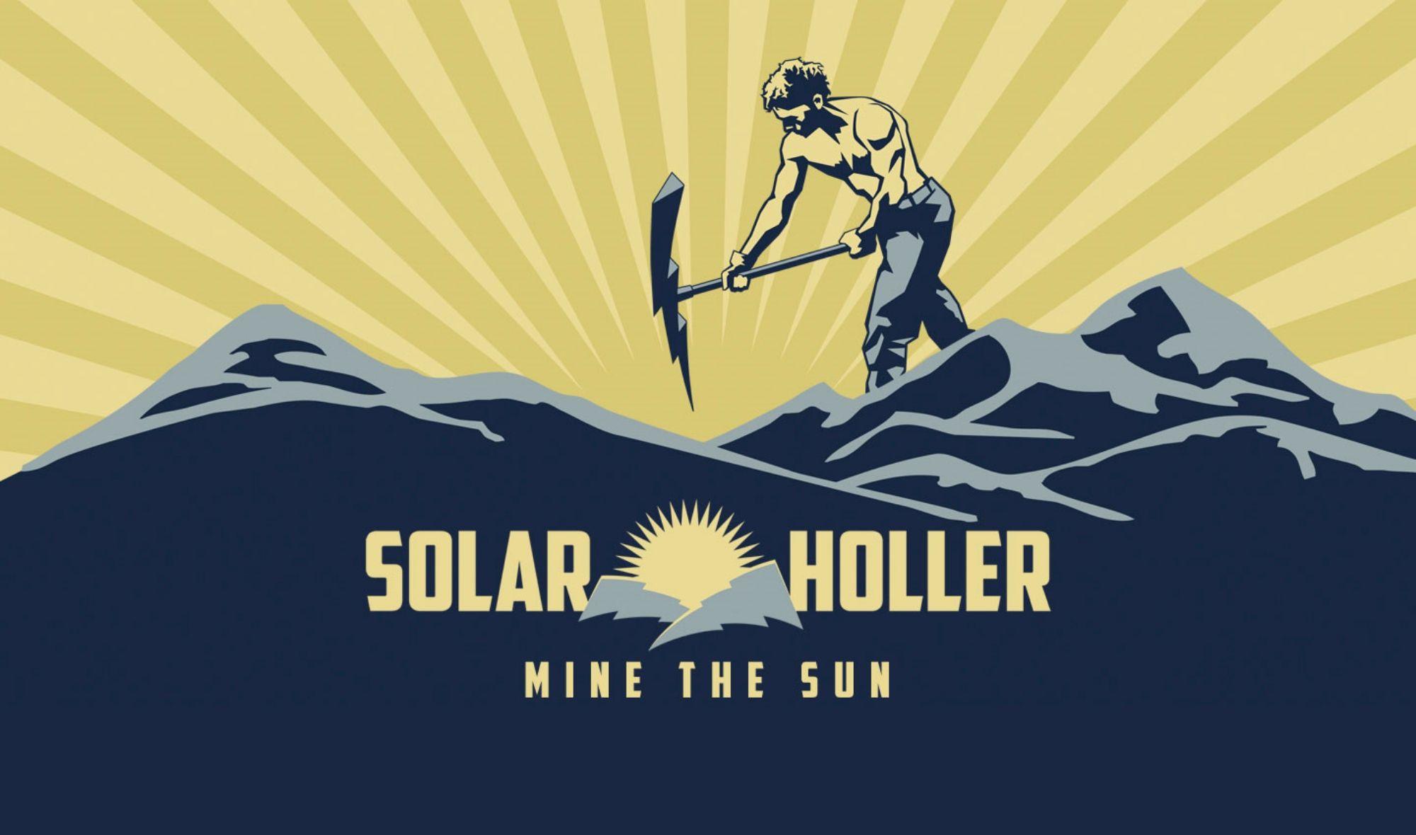 Hollar Logo - Mine the Sun.