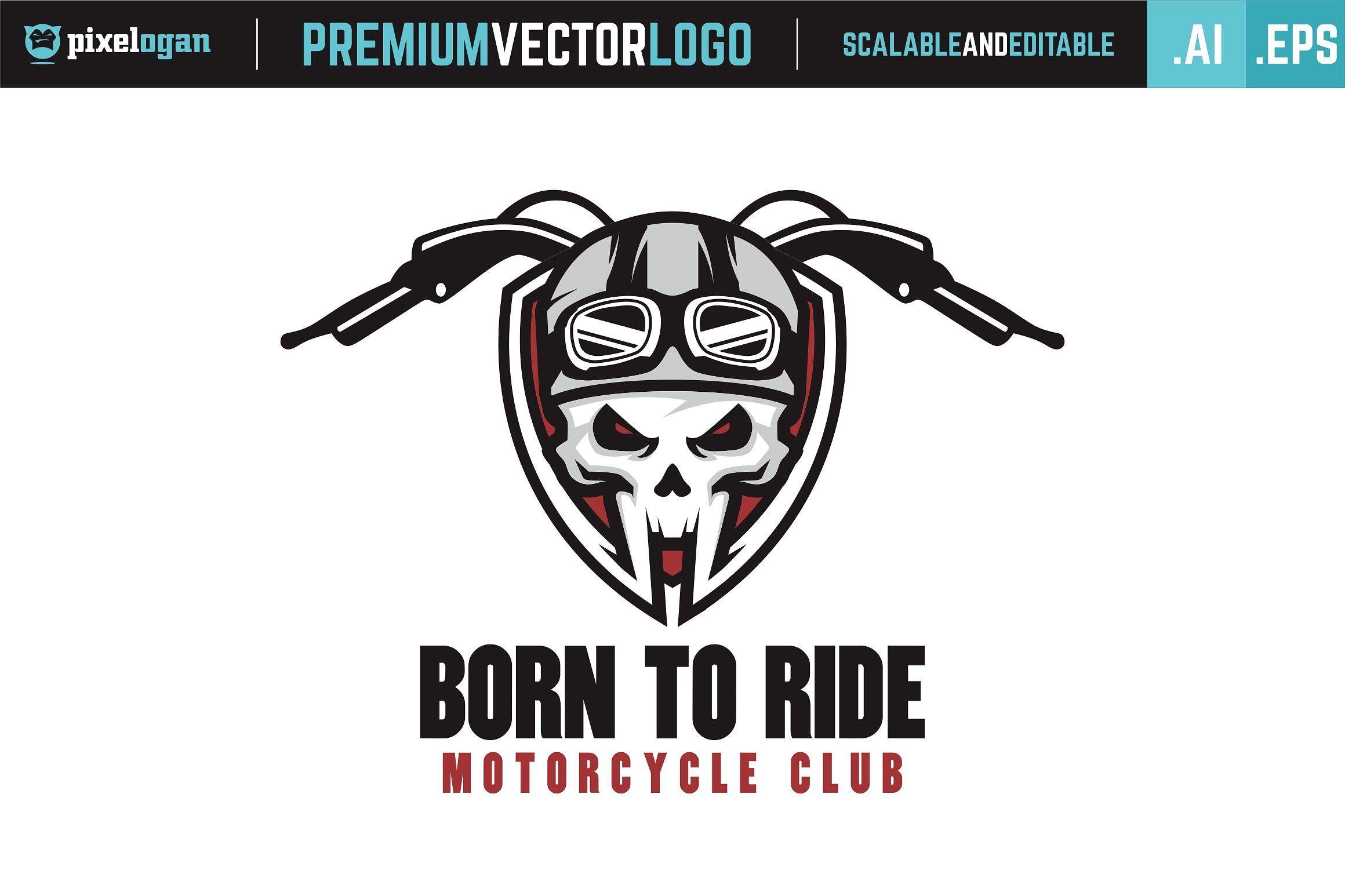 Ride Logo - Born To Ride Logo ~ Logo Templates ~ Creative Market