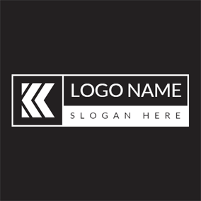 Black and White Rectangle Brand Logo - 400+ Free Letter Logo Designs | DesignEvo Logo Maker