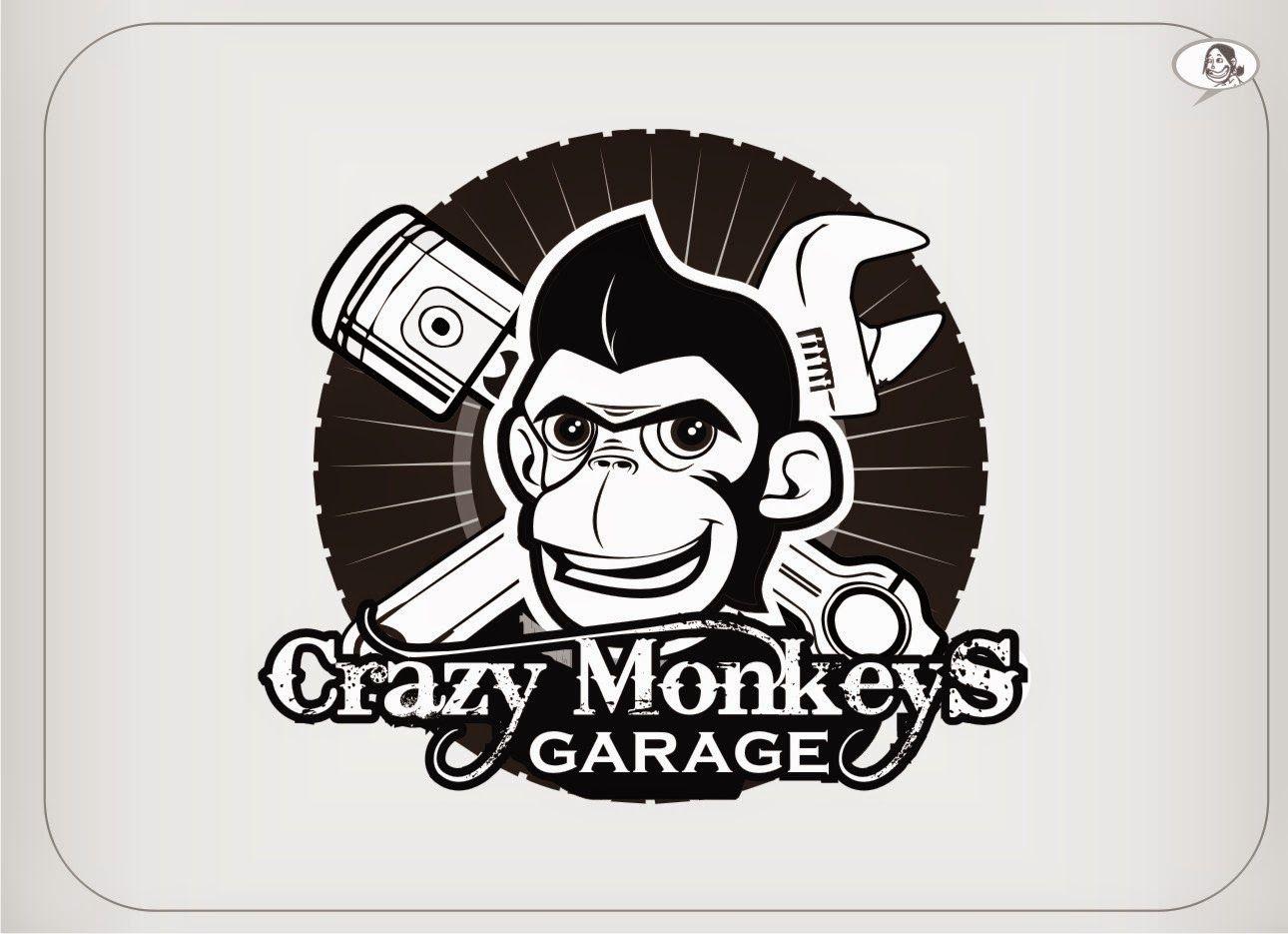 Crazymonkey Logo - crazy monkey logo design. nanang sea artwork