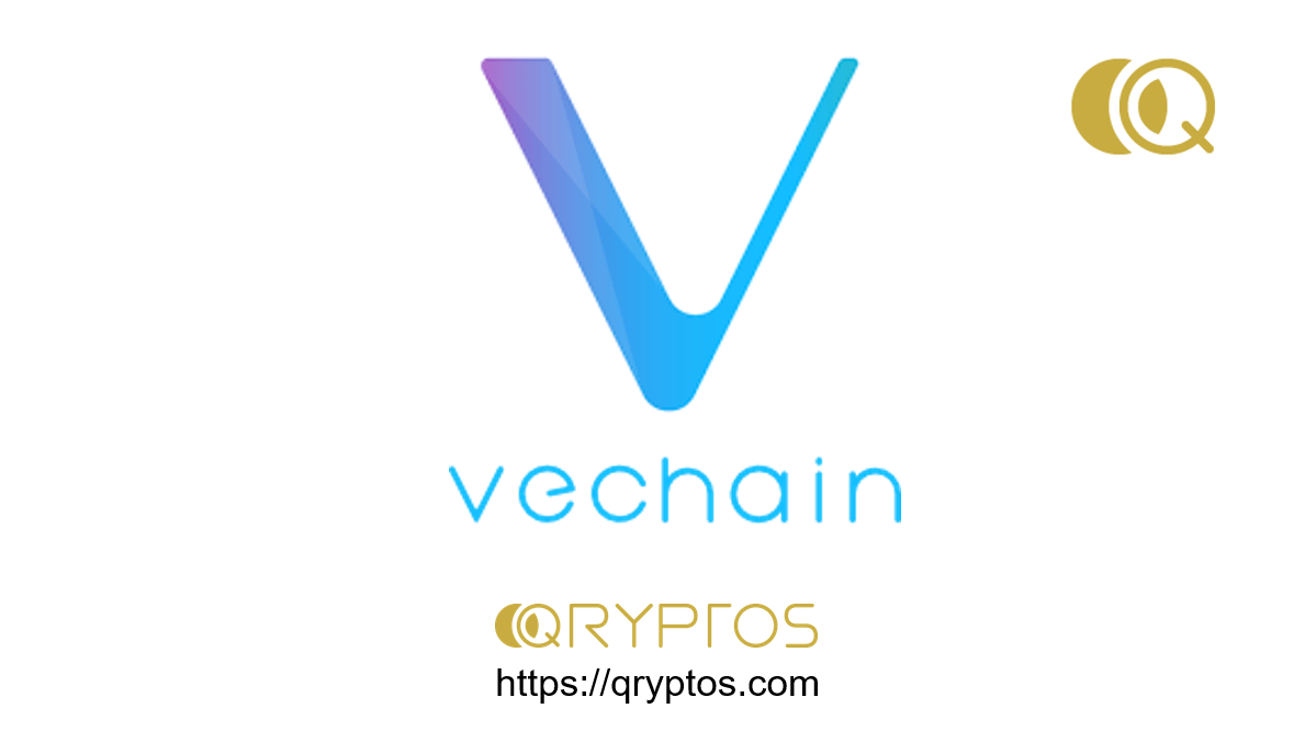Vechain Logo - VeChain Announces Listing on QRYPTOS – Liquid – Medium