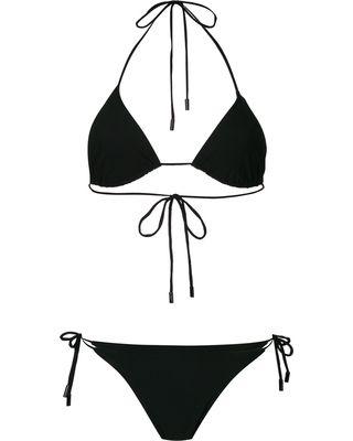 Bikini Logo - Can't Miss Bargains on Givenchy logo print bikini - Black