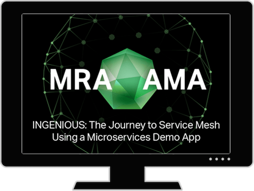 ServiceMesh Logo - Learn how our demo app brings microservices and service mesh to life.