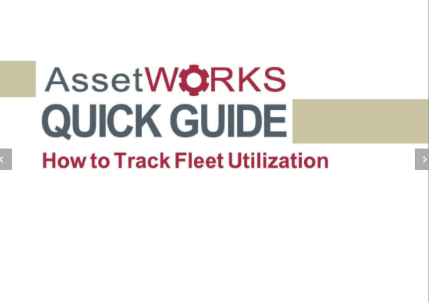 AssetWorks Logo - Fleet Utilization Quick Guide | AssetWorks