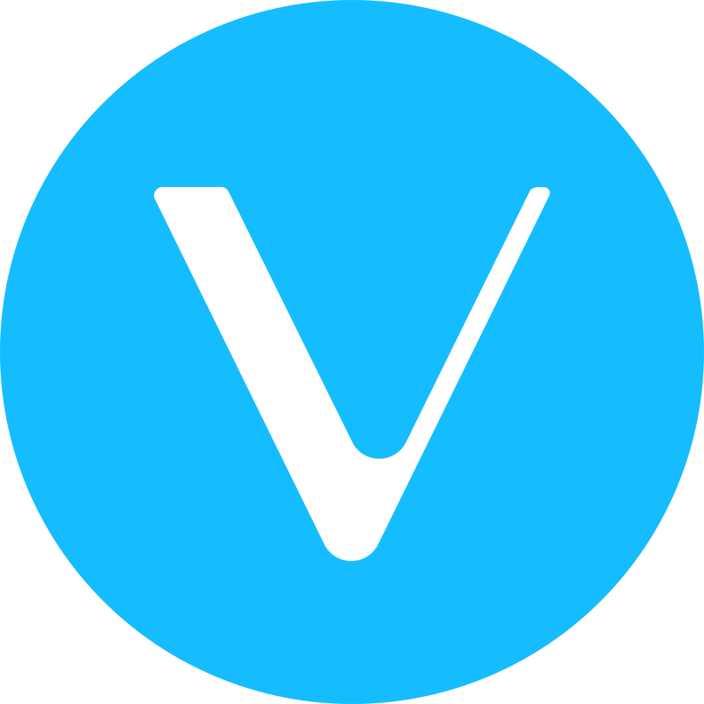 Vechain Logo - VeChain VEN Icon. Cryptocurrency Flat Iconet