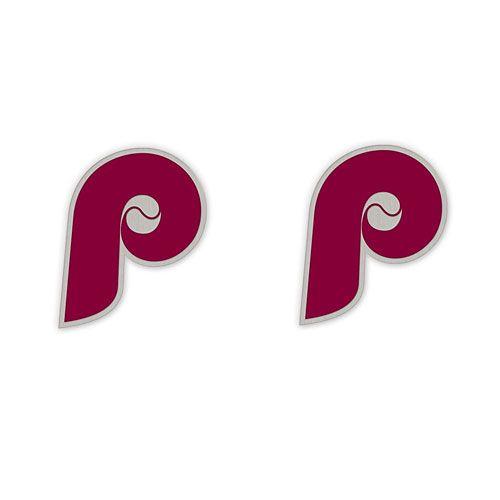 Cooperstown Logo - Philadelphia Phillies Cooperstown Logo Post Earrings