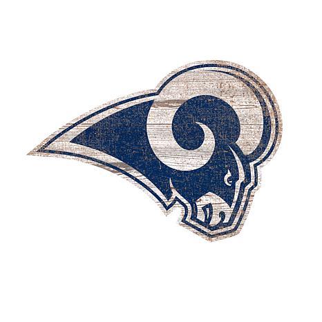 Hsn.com Logo - Officially Licensed NFL Distressed Logo Wall Art Cutout