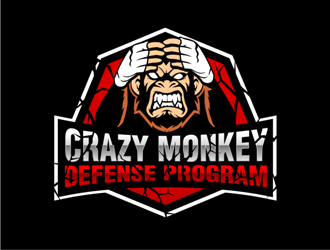 Crazymonkey Logo - Crazy Monkey Defense Program logo design - 48HoursLogo.com