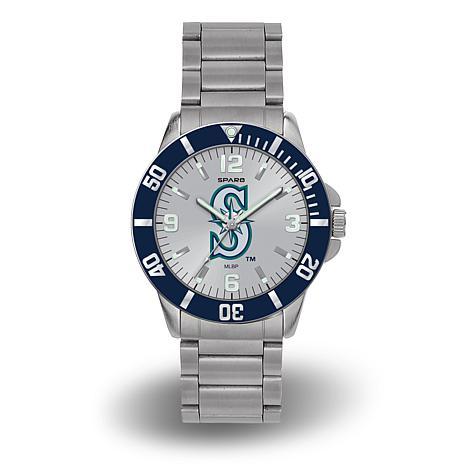 Hsn.com Logo - MLB Sparo Key Team Logo Stainless Steel Bracelet Watch