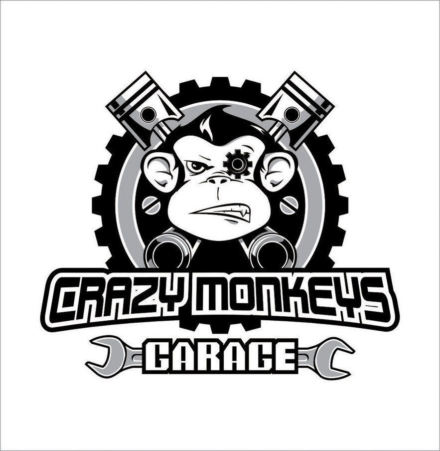 Crazymonkey Logo - Crazy Monkey Art. crazy monkey garage by KAMFER99. CopperMonkeys