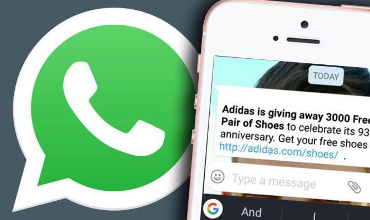 Adidas.com Logo - WhatsApp scam WARNING - Thousands already duped make sure you're not ...