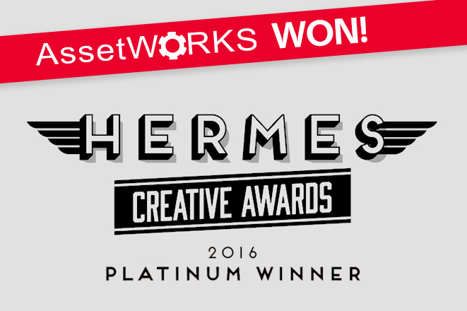 AssetWorks Logo - AssetWorks Blog Wins Hermes Creative Award for Writing