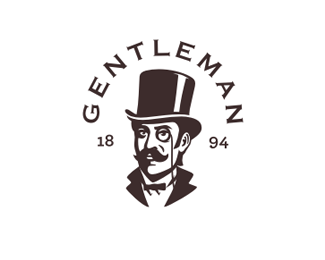 Monocle Logo - Gentleman 1894 hat, Monocle, Sir, Illustration, Logomark