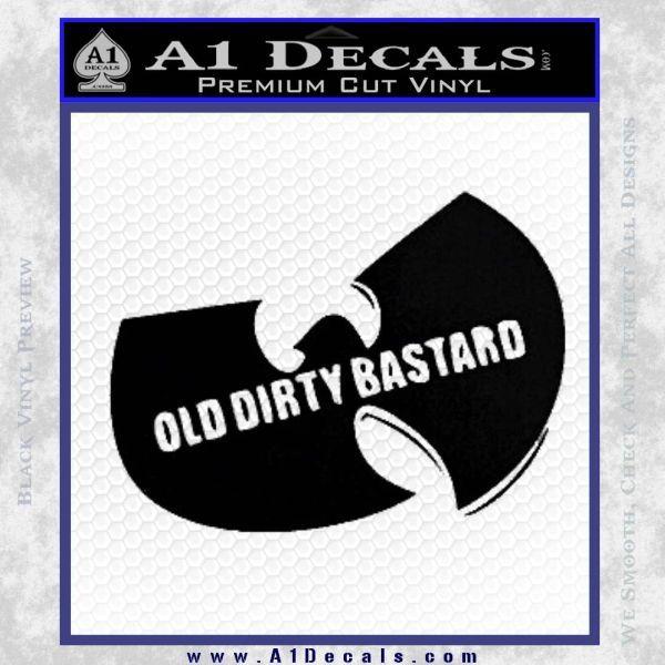 ODB Logo - Wu Tang Old Dirty Bastard ODB D2 Decal Sticker » A1 Decals