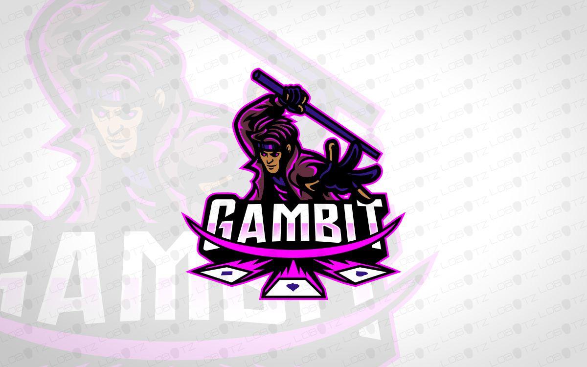 Gambit Logo - Gambit ESports Logo To Buy Online | Gambit Mascot Logo For Sale - Lobotz