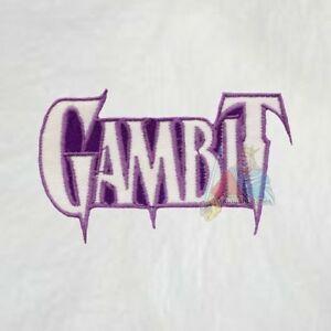 Gambit Logo - Gambit Logo Embroidered Patch Marvel Comics Magneto Xavier School