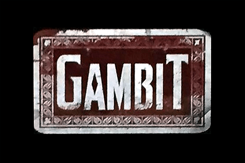 Gambit Logo - I enhanced the Gambit Movie Logo : Gambit